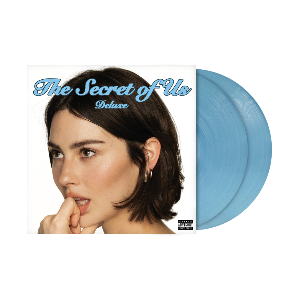 The Secret of Us Deluxe Vinyle Bleu Transparent